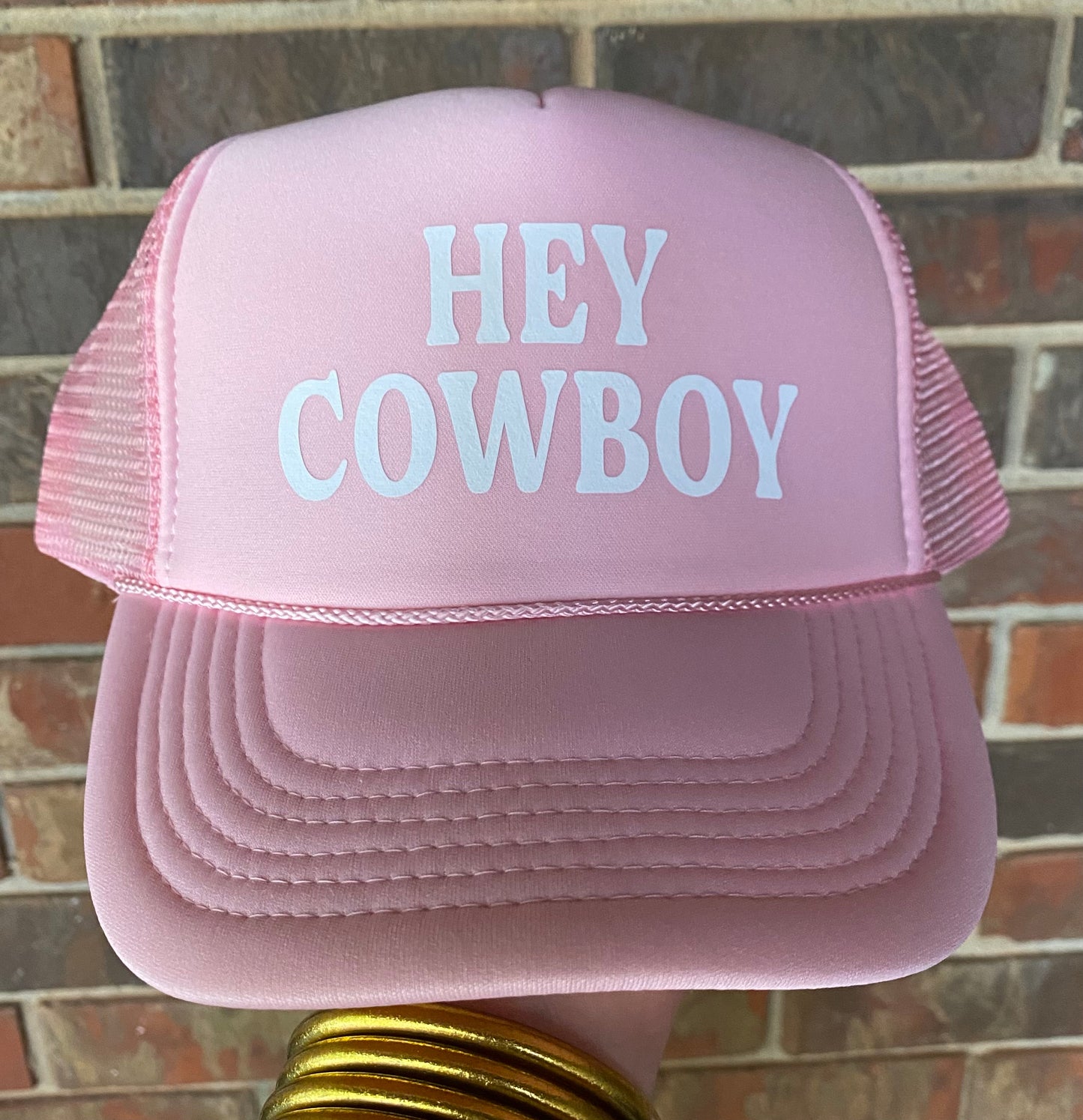 Hey Cowboy trucker hat